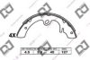 DJ PARTS BS1091 Brake Shoe Set